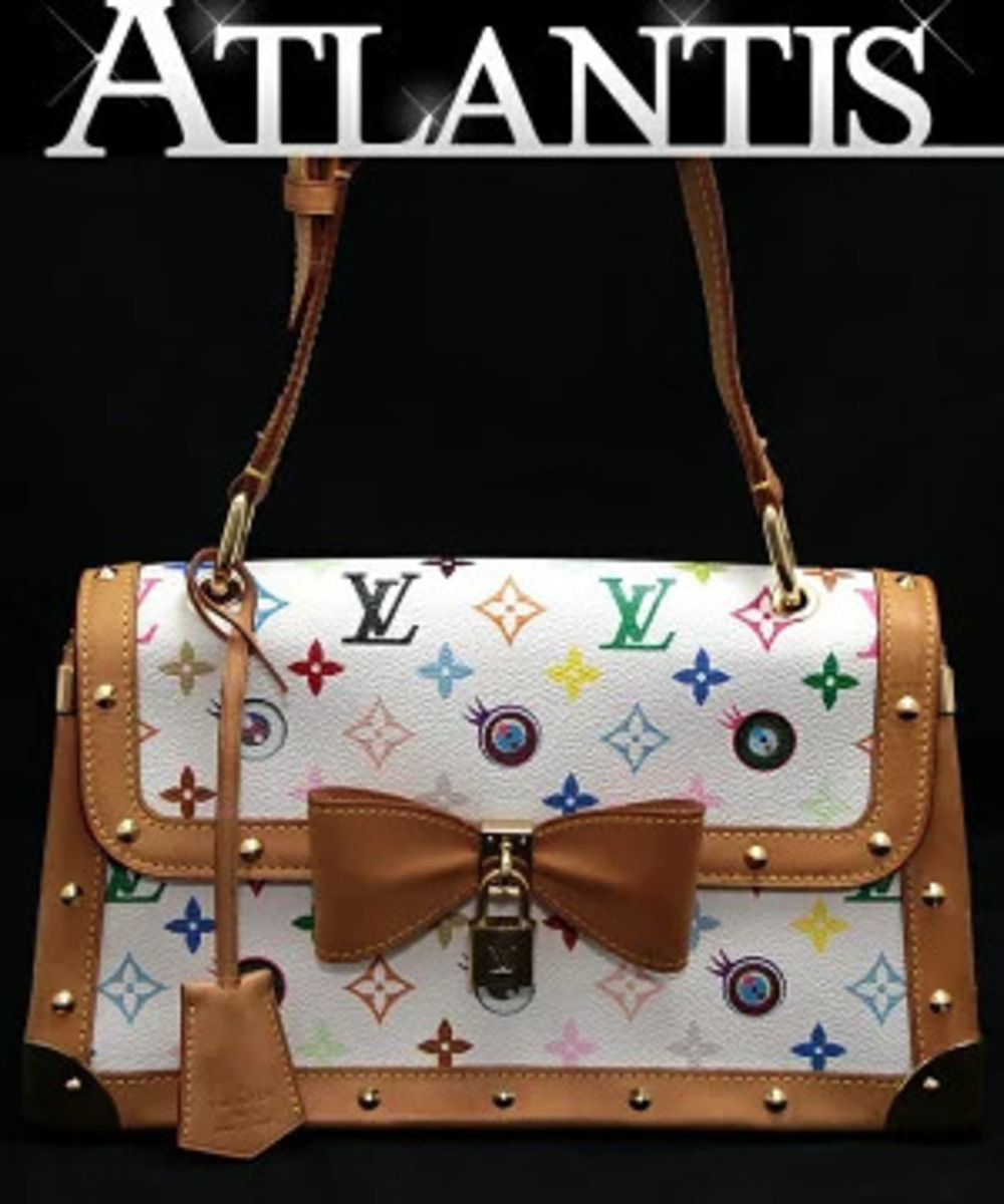 Louis Vuitton Sac Lava I Miss You Love Monogram Multicolor White Shoulder Bag